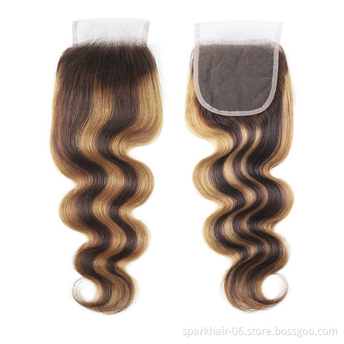 OEM Custom Logo Virgin Human Hair Swiss Lace Transparent Lace Frontal Closures 360 13x6 4x4 5x5 2x6 Hd Lace Closure